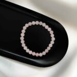 Bransoletka z kwarcu różowego