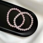 Bransoletka z kwarcu różowego - obrazek 2