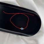 Czerwona bransoletka ochronna z okiem proroka