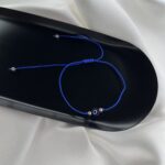 Granatowa bransoletka ochronna z okiem prorok