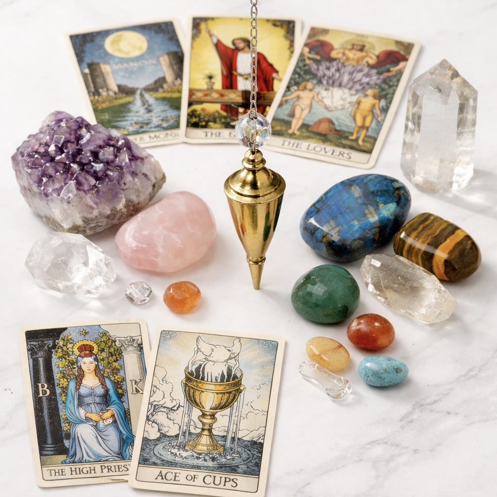 E321AE80-3C04-48F0-AE30-8ADA61D03BDC Dobranie kryształów do daty urodzenia za pomocą kart i wahadła - obrazek 1